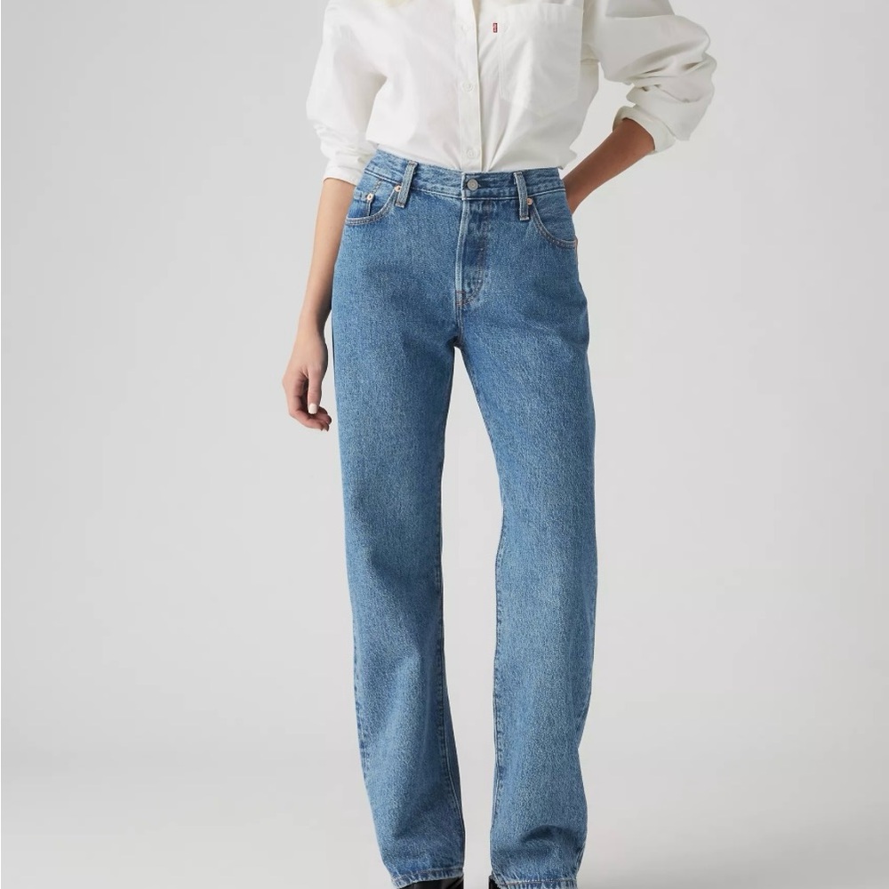 Levi's Women's 501 Straight Leg 5-pocket Blue Jeans - Size 28